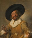 A Militiaman Holding a Berkemeyer, Known as the Ã¢â¬ËMerry DrinkerÃ¢â¬â¢, Frans Hals, Rijksmuseum